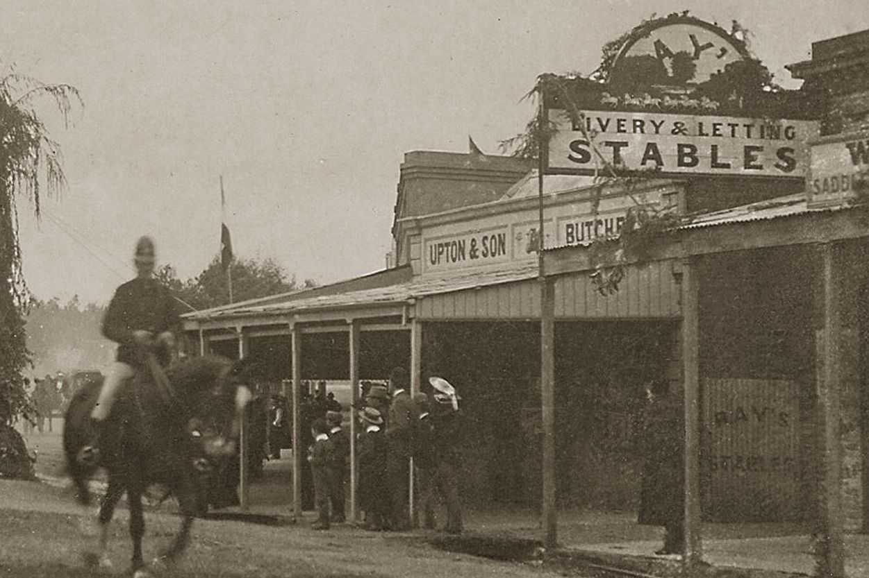 Upton's Butcher Shop, c1858
