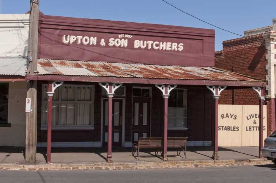 Upton's Butcher Shop, c1858